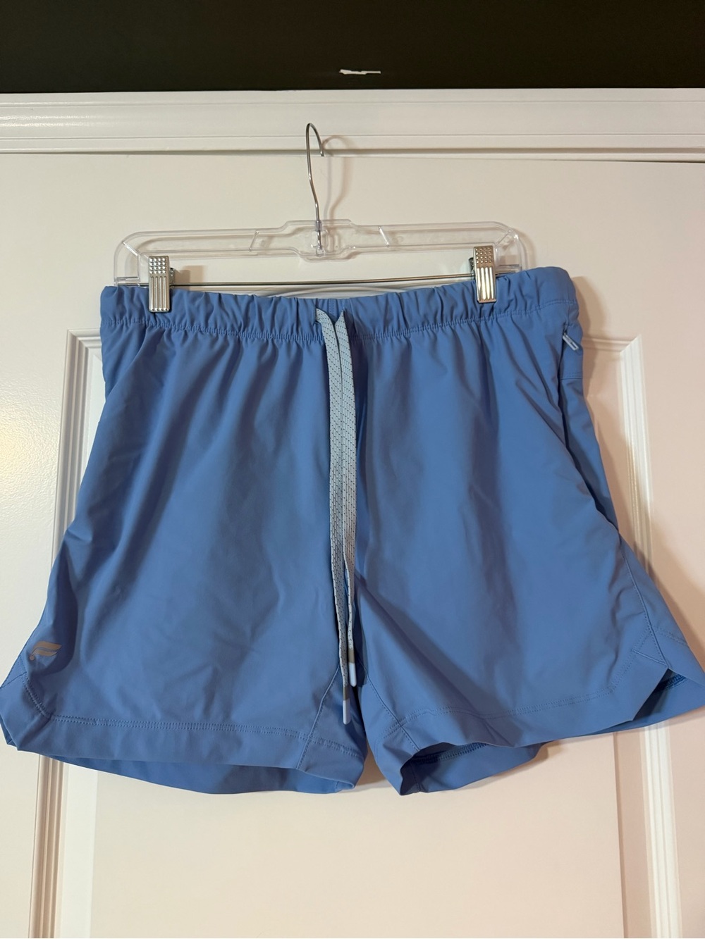 Fabletics Light Blue Men’s Athletic Drawstring Shorts